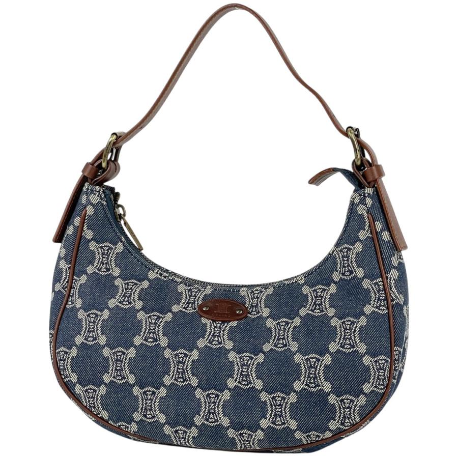CELINE（セリーヌ） パリマカダム ショルダーバッグ デニム ブルー 
