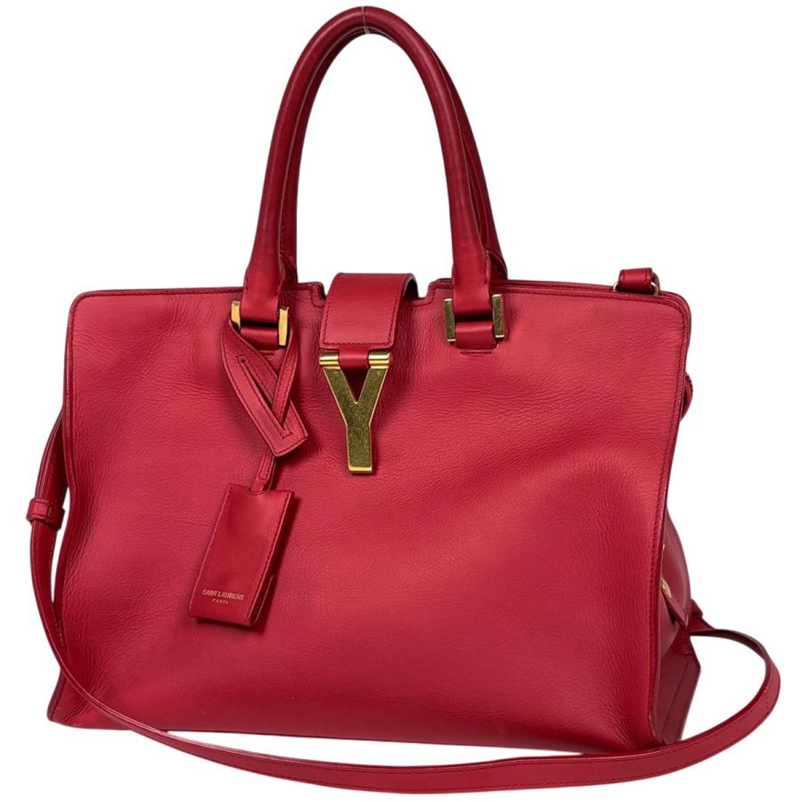 SAINT LAURENT サンローラン プチカバス ハンドバッグ 2WAY Yライン 