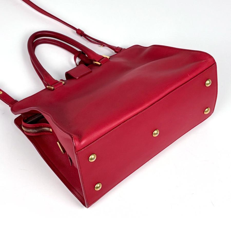 SAINT LAURENT サンローラン プチカバス ハンドバッグ 2WAY Yライン 