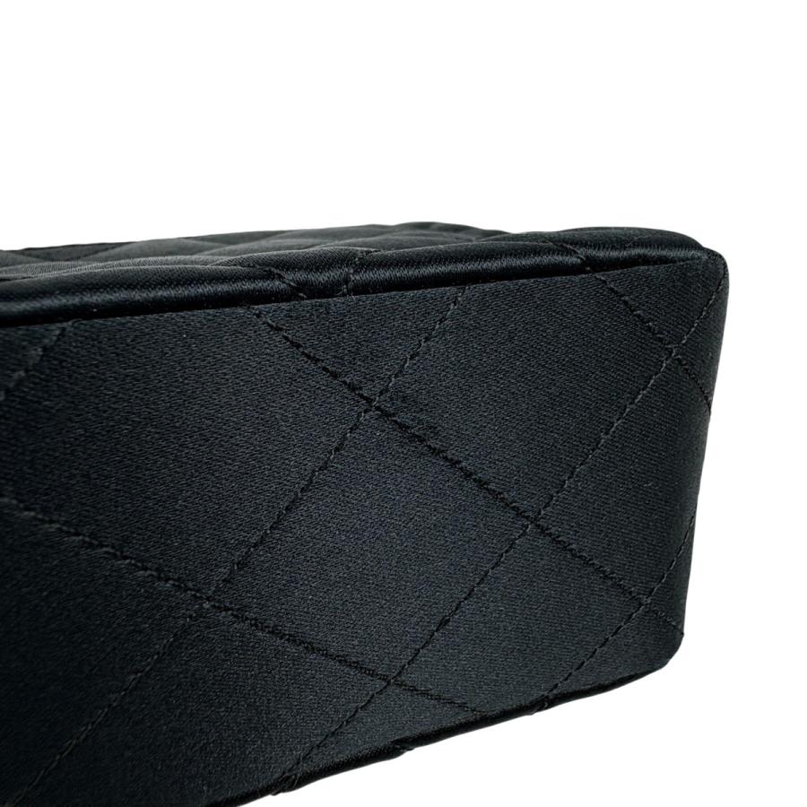 【本物保証】 布袋付 シャネル CHANEL ミニ マトラッセ シール付 1番台 シングルフラップ ココマーク チェーンショルダーバッグ 黒 ロゴ CHANEL - 【本物保証】 布袋付 シャネル CHANEL ミニ マトラッセ