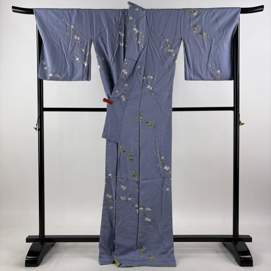訪問着 身丈165.5cm 裄丈67.5cm 正絹 名品 【】 訪問着 名品 落款 霞