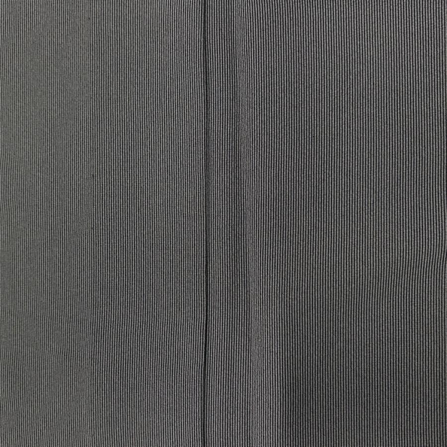 江戸小紋 身丈163cm 裄丈68.5cm L 単衣 万筋 墨色 正絹 逸品 中古