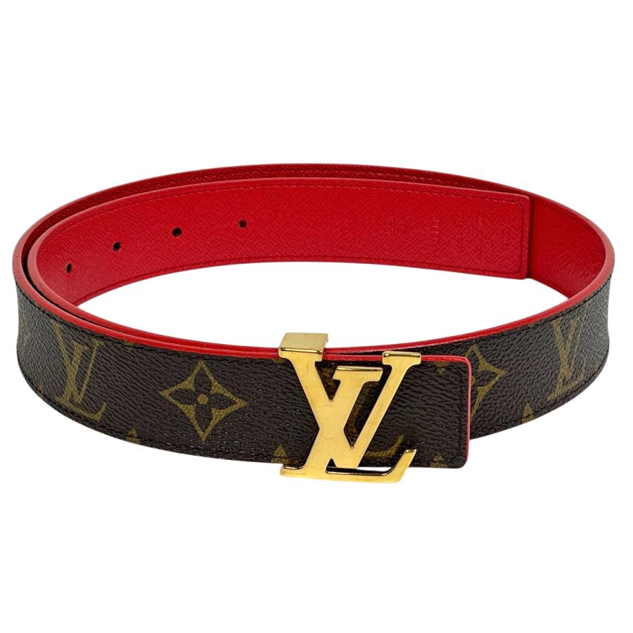 ルイ・ヴィトン Louis Vuitton サンチュールベルト レッド(赤) LOUIS VUITTON（ルイ・ヴィトン） サンチュール LVイニシャル