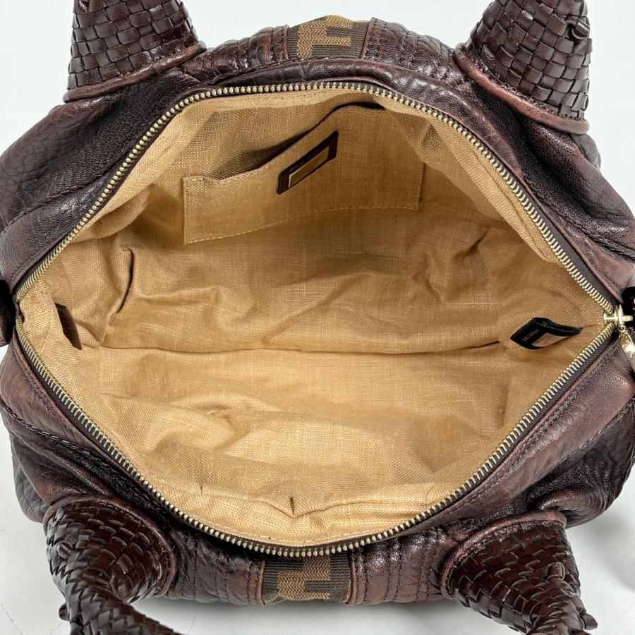 FENDI（フェンディ） ズッカ柄 ミニスパイバッグ ハンドバッグ