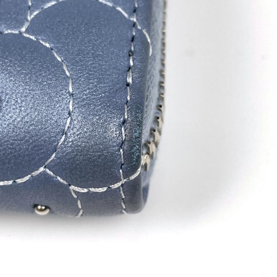 CHANEL（シャネル） カメリア ラウンドファスナー 長財布 ココマーク