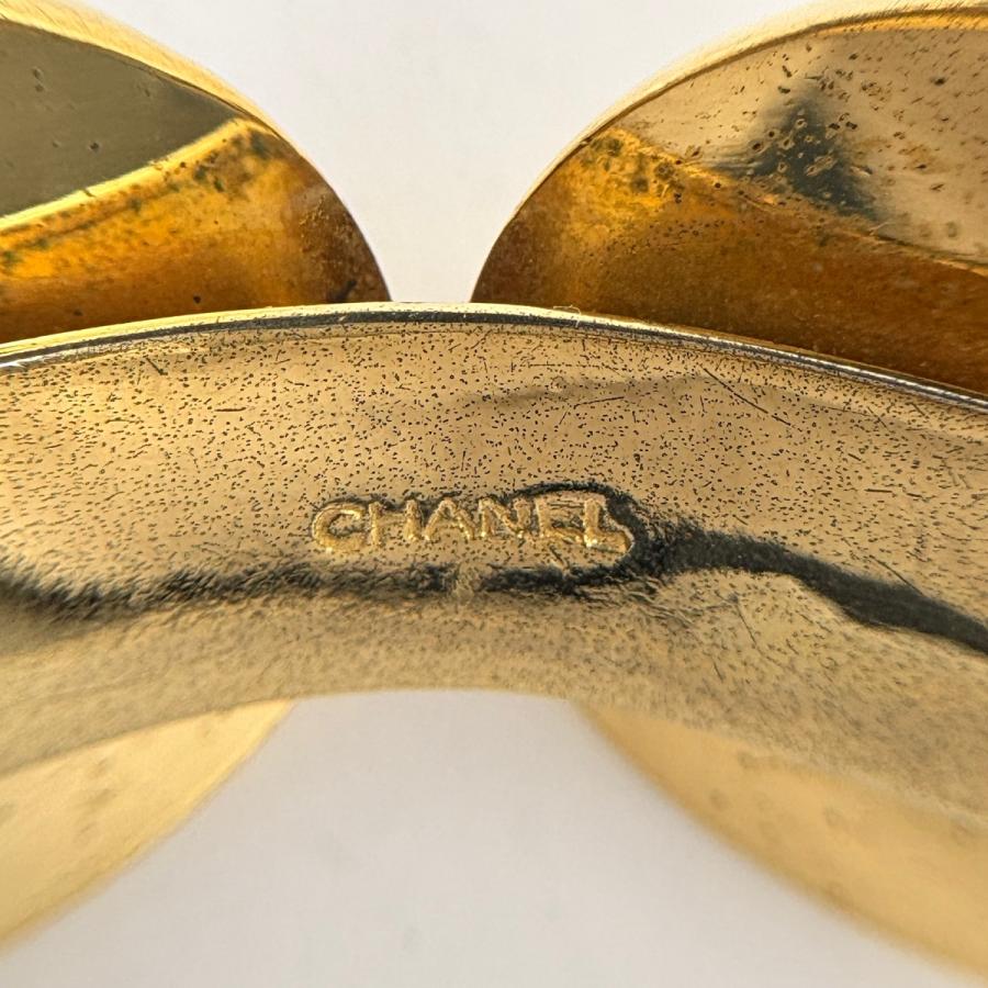 シャネル CHANEL ココマーク バングル GP ゴールド レディース 中古_5