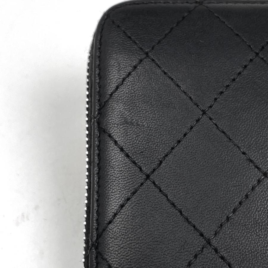 CHANEL（シャネル） ココマーク ラウンドファスナー 長財布 マトラッセ