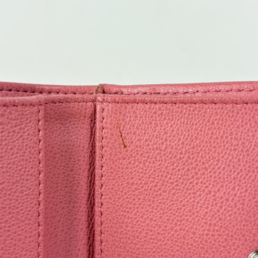 CHANEL（シャネル） ココマーク 三つ折り 財布 ハーフココ マトラッセ