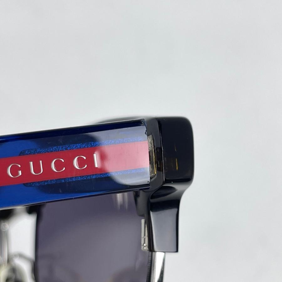 GUCCI（グッチ） ロゴ サングラス アイウェア デミ柄 プラスチック