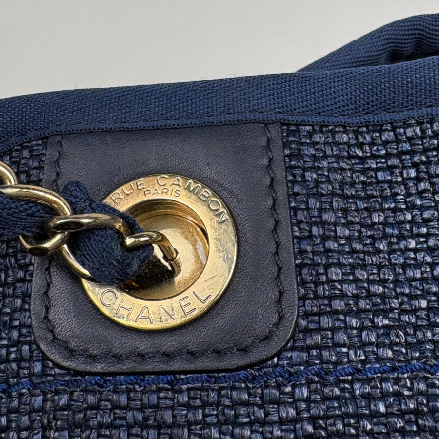 CHANEL（シャネル） ドーヴィルライン チェーン トートバッグ ココ
