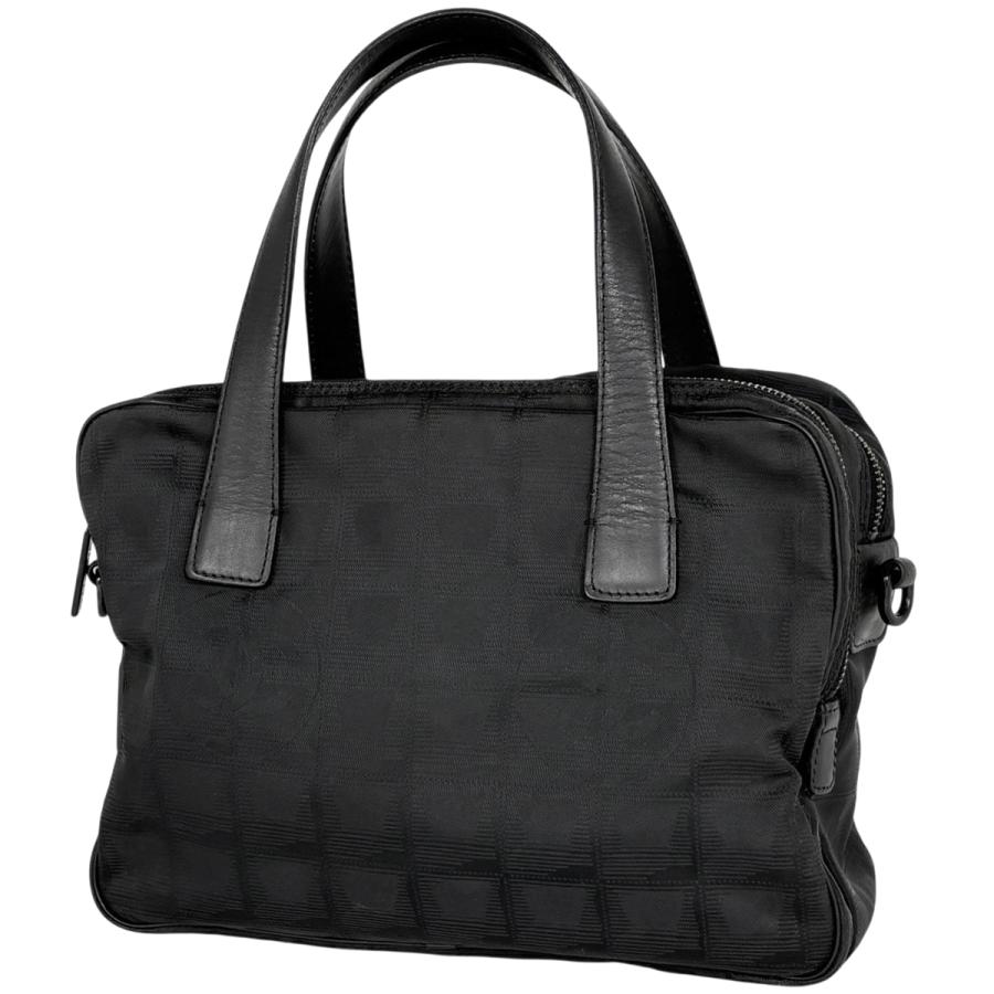 良品 正規品 CHANEL ニュートラベルライン ハンドバッグ ジャガード 上質 CHANEL（シャネル） ニュートラベルライン ハンドバッグ ナイロン