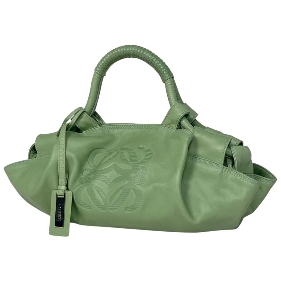 LOEWE（ロエベ） ナッパアイレ アナグラム ハンドバッグ レザー