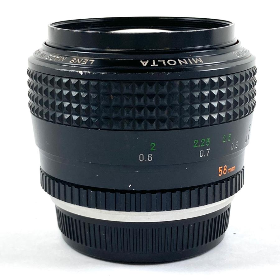 ミノルタ MC ROKKOR-PG 58mm F1.2 中古 ミノルタ MINOLTA MC ROKKOR-PG 58mm F1.2 一眼カメラ用レンズ