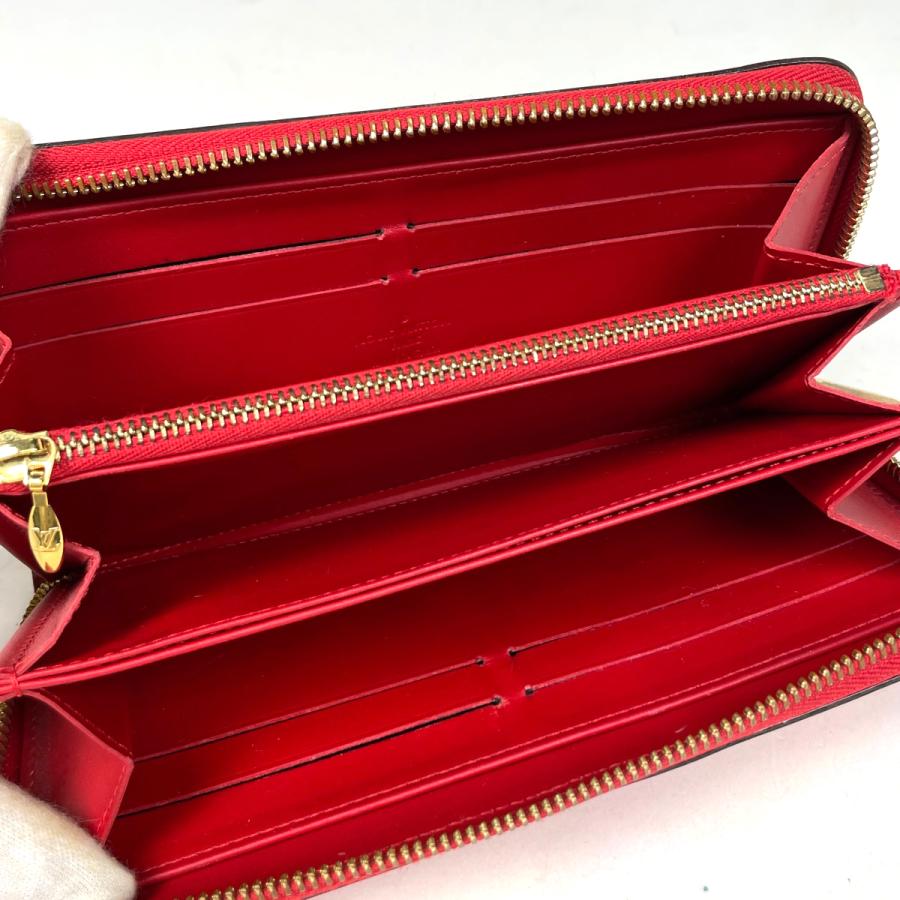 ルイヴィトン モノグラム ヴェルニ 長財布 ウォレット レッド LOUIS VUITTON（ルイ・ヴィトン） ジッピーウォレット ヴェルニ 長財布
