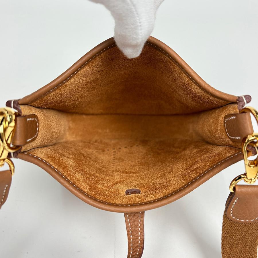 エルメス HERMES エヴリンTPM アマゾン ポシェット ミニ パンチング 