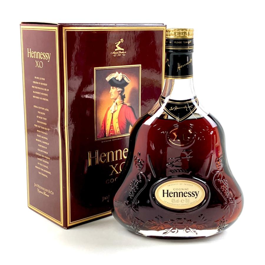 ヘネシーXO クリアボトル 金キャップ 古酒 ブランデー 700ml 2本 ヘネシー Hennessy XO 金キャップ クリアボトル 700ml ブランデー