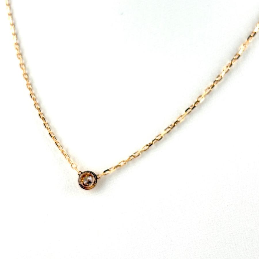 【メルとカリ】カルティエ・ダムールネックレスSM PG Cartier（カルティエ） ダムール ネックレス PG ピンクゴールド