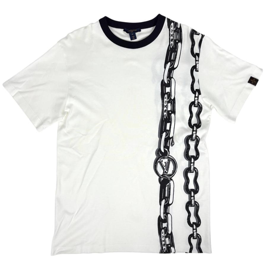 LOUIS VUITTON（ルイ・ヴィトン） ロゴ 半袖 Tシャツ チェーン柄