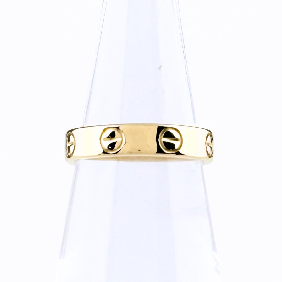 Cartier（カルティエ） ミニ ラブ リング YG イエローゴールド 指輪