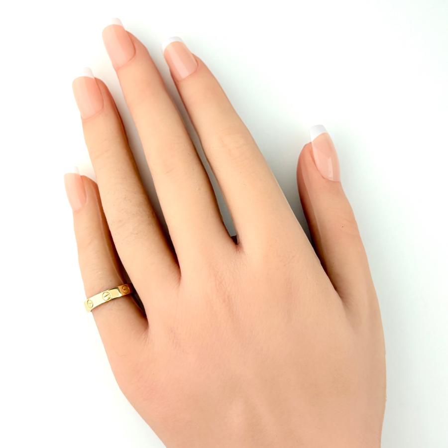 Cartier（カルティエ） ミニ ラブ リング YG イエローゴールド 指輪