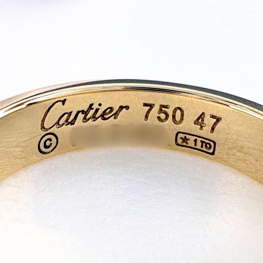 Cartier（カルティエ） ミニ ラブ リング YG イエローゴールド 指輪