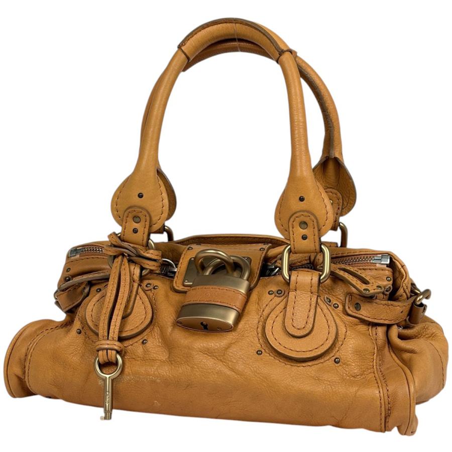 Chloe（クロエ） パディントン ハンドバッグ レザー ブラウン