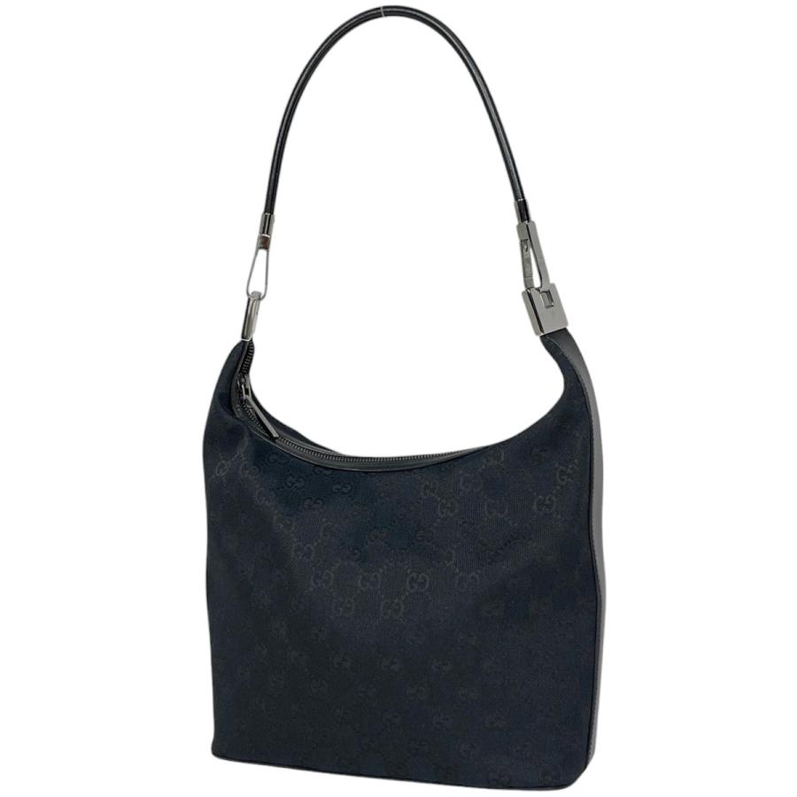GUCCI（グッチ） GUCCI GG柄 ショルダーバッグ GGキャンバス ブラック