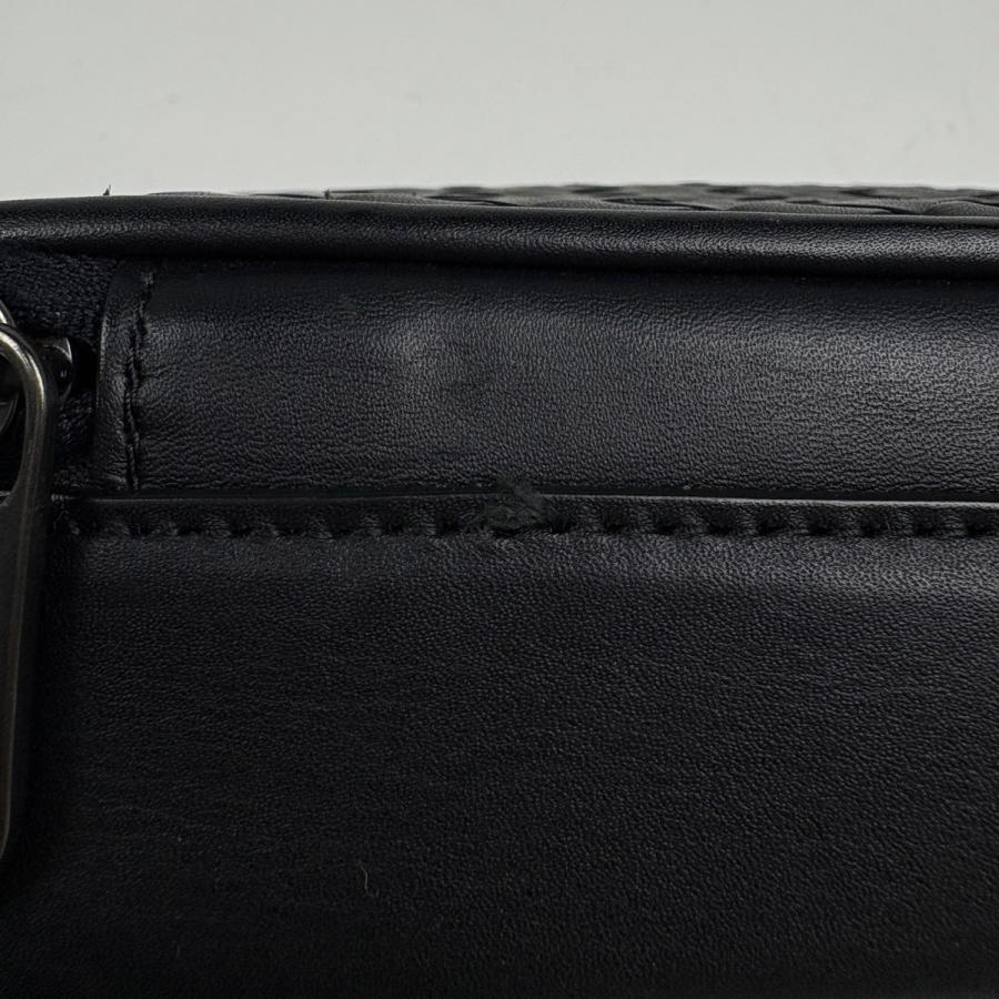 ボッテガ　イントレチャート　ケース　マルチケース　ブラック　黒 ボッテガヴェネタ BOTTEGAVENETA イントレチャート マルチケース