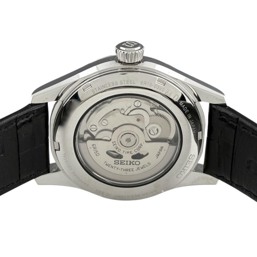SEIKO（セイコー） プレサージュ 6R15-03V0 腕時計 SS レザー 自動巻き 