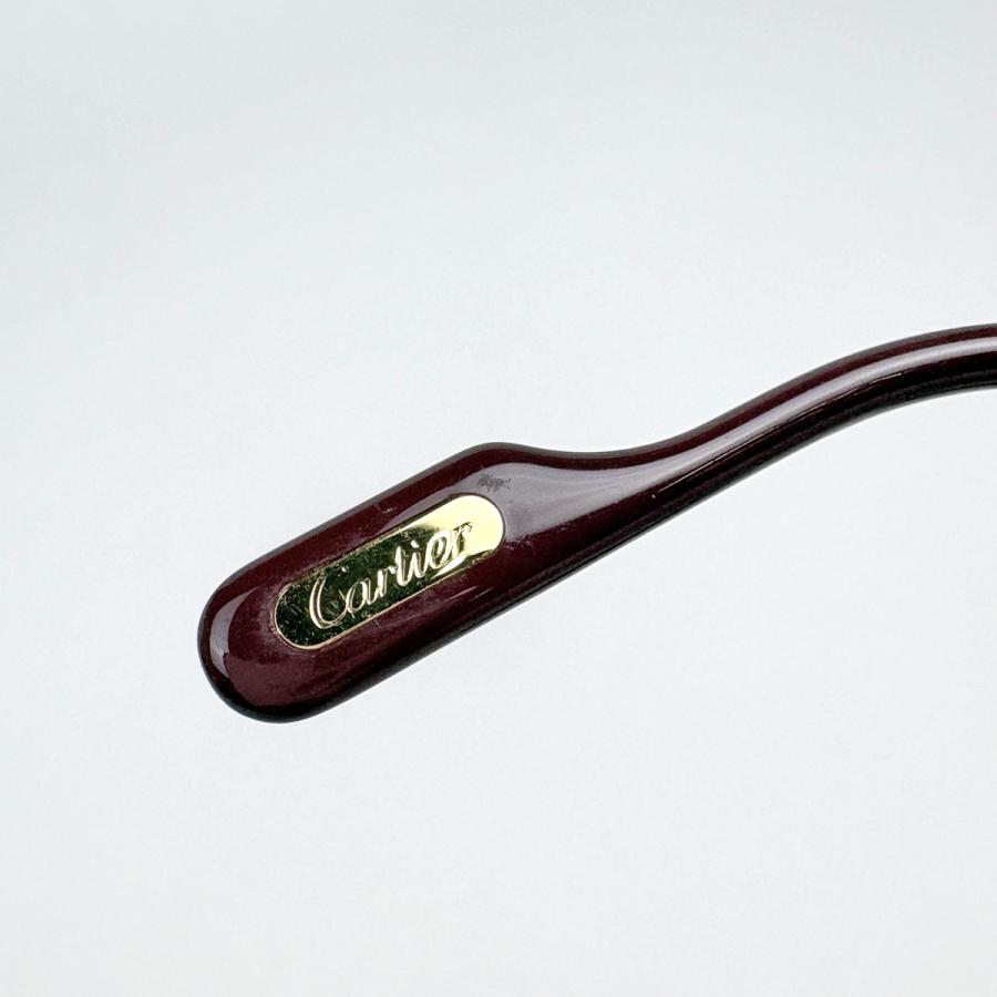 Cartier（カルティエ） ロゴ サングラス アイウェア リムレス GP