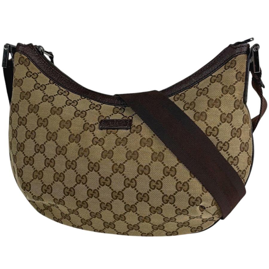 GUCCI（グッチ） GUCCI GG柄 ショルダーバッグ GGキャンバス ブラウン