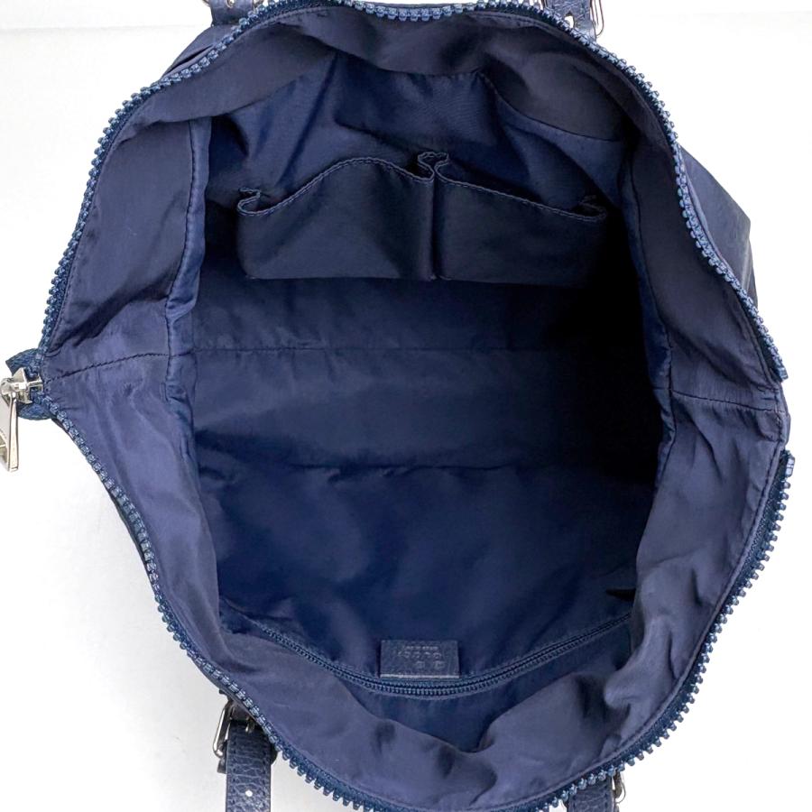 GUCCI（グッチ） GUCCI GG柄 トートバッグ 2WAY ナイロン ブルー 