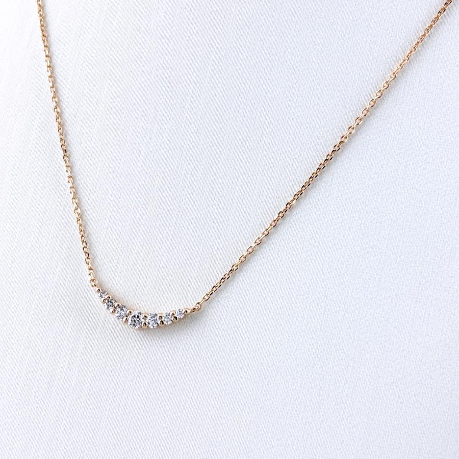 ヴァンドーム青山 VENDOME AOYAMA メレダイヤ ネックレス PG ピンク