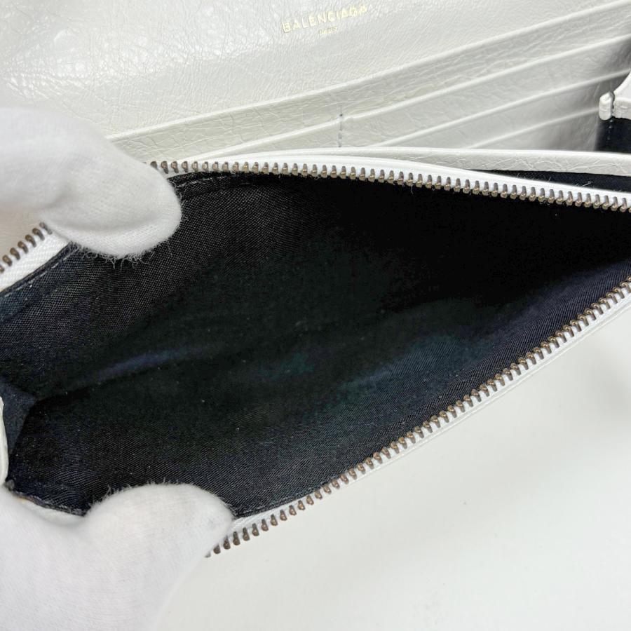 美品⭐️BALENCIAGA バレンシアガ ル シティ 長財布 ブラック 現行 BALENCIAGA（バレンシアガ） ル シティ マネー ロングウォレット 長