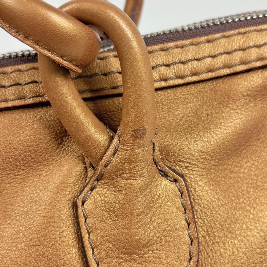 LOEWE（ロエベ） フィエスタ ハンドバッグ 2WAY レザー ブロンズ 
