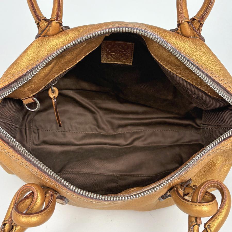 LOEWE（ロエベ） フィエスタ ハンドバッグ 2WAY レザー ブロンズ 