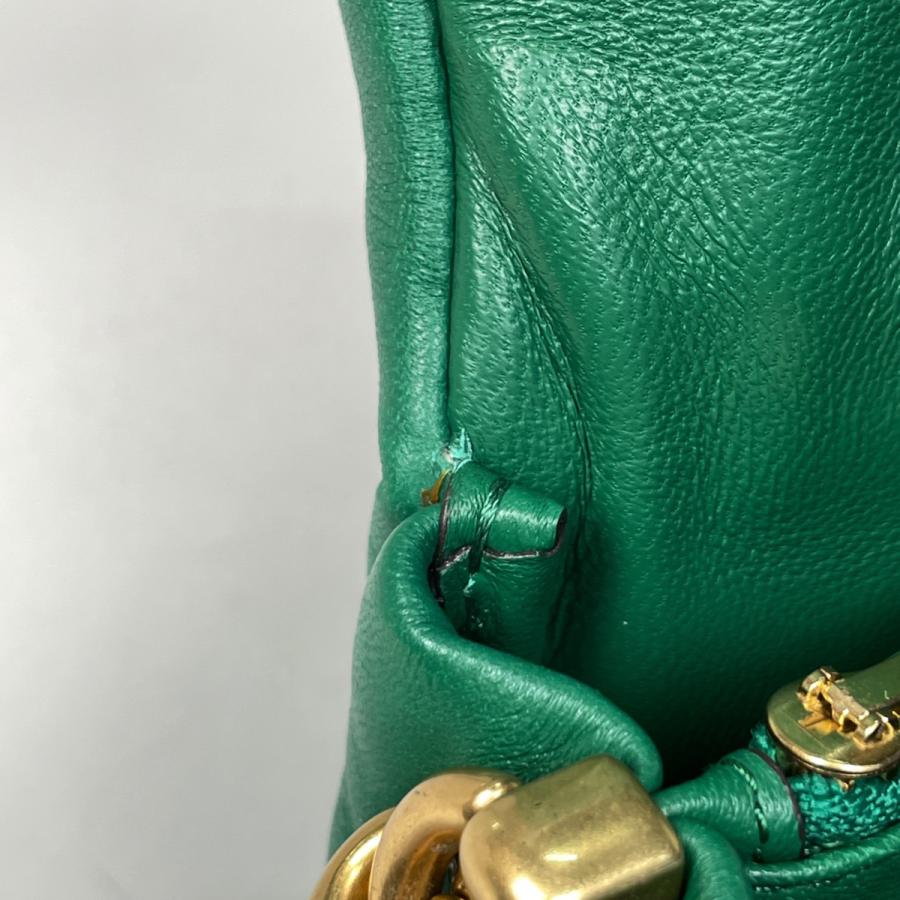 COACH（コーチ） ピロー タビー 26 2WAY レザー グリーン C0772 