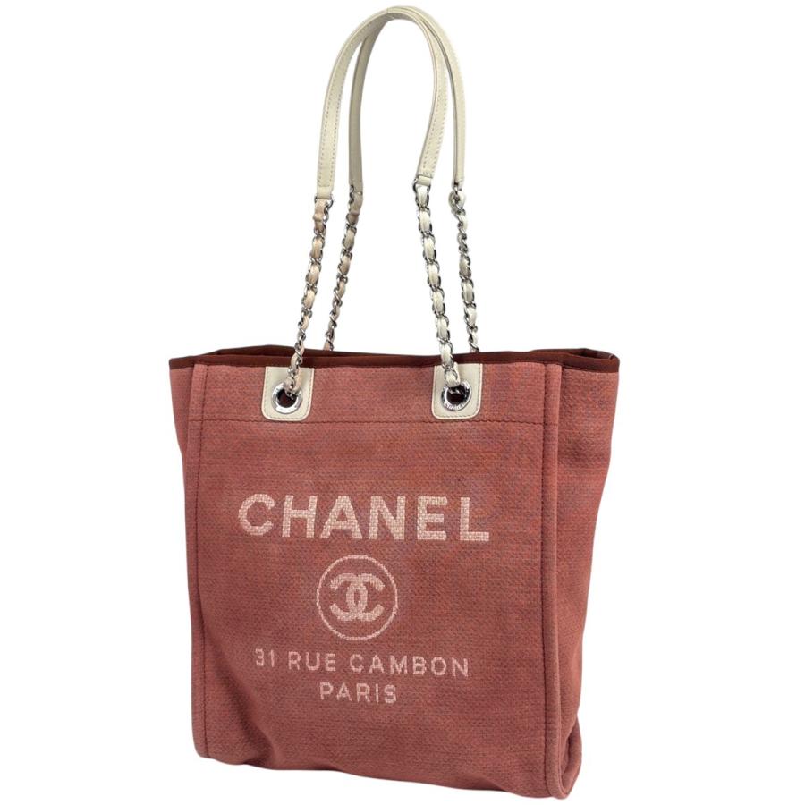CHANEL（シャネル） ドーヴィルライン チェーン トートバッグ ココ