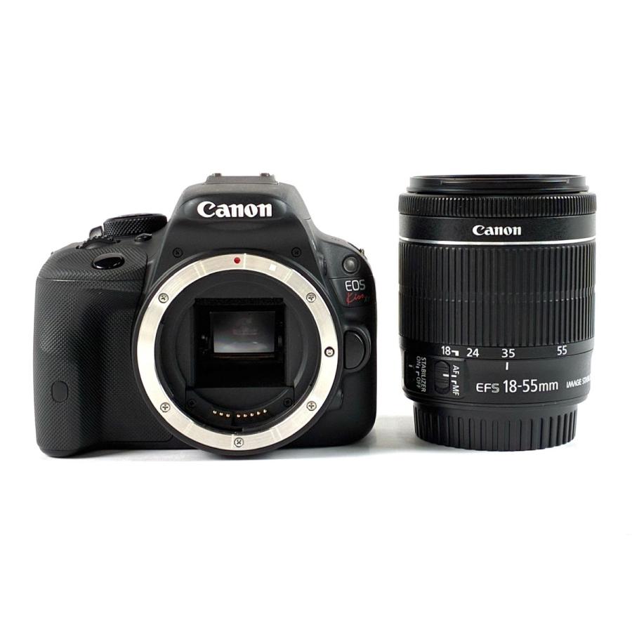 【中古】Canon キヤノン EOS Kiss X7 EF-S 18-55mm IS STM レンズキット ブラック デジタル一眼レフカメラ キヤノン Canon EOS Kiss X7 EF-S 18-55 IS STM レンズキット デジタル