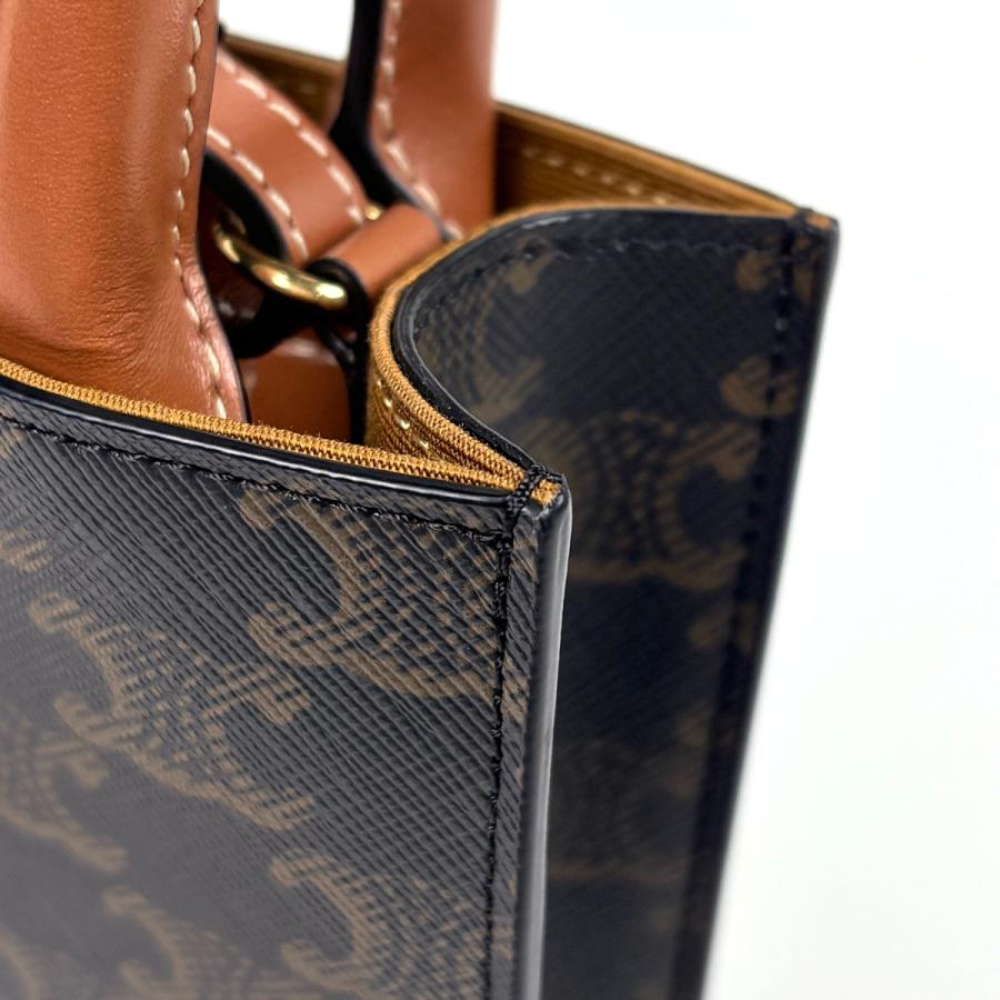 CELINE（セリーヌ） ミニ バーティカル カバ トリオンフ コーティング