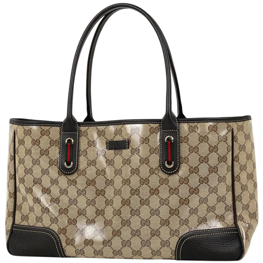 P*様 Gucci シェリーラインGG柄 トートバッグ 、クリスタルピアス GUCCI（グッチ） GUCCI GGクリスタル トートバッグ シェリーライン