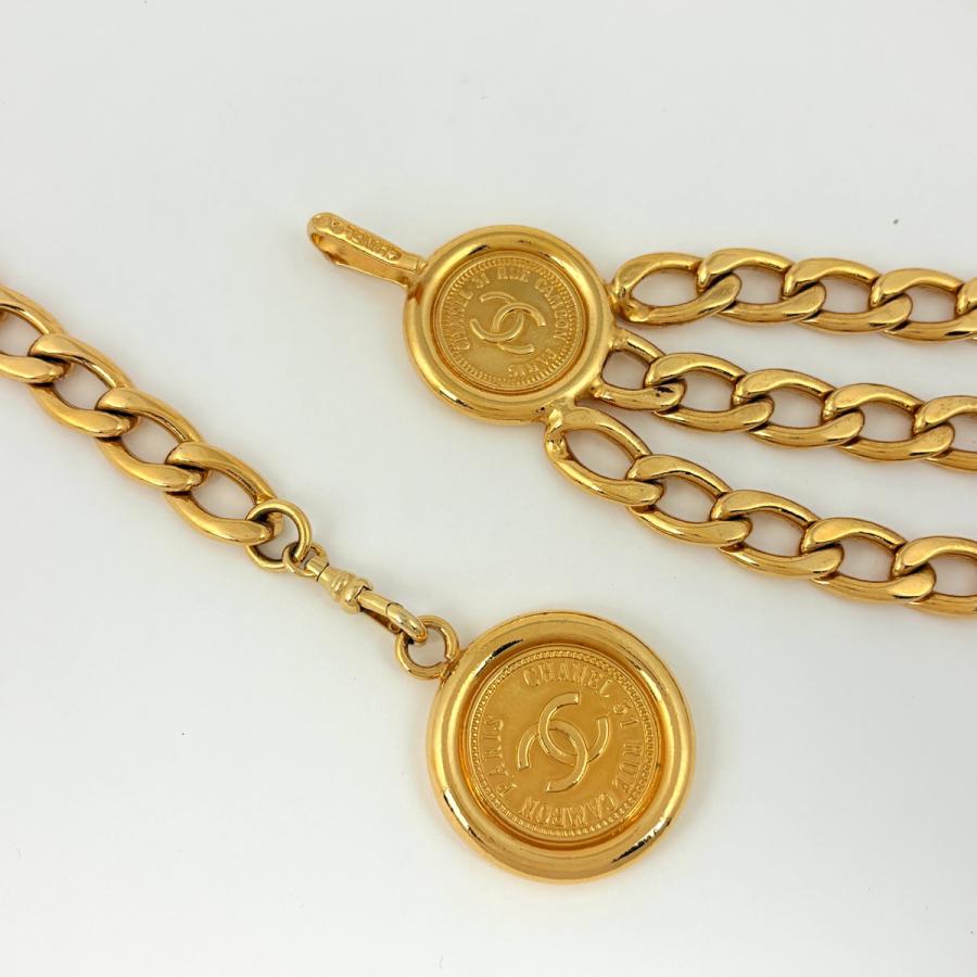 CHANEL（シャネル） ココマーク チェーン ベルト 3連 ベルト GP