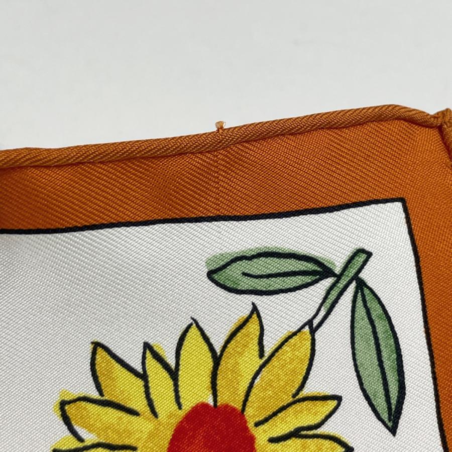 美品☆HERMESエルメス☆プチカレ シルクスカーフ「故郷に帰る」 HERMES（エルメス） プチカレ RETOUR A LA TERRE 故郷に帰る スカーフ