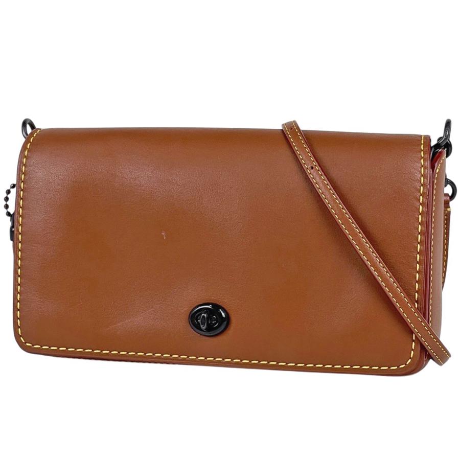 COACH（コーチ） ディンキー ショルダーバッグ ターンロック レザー