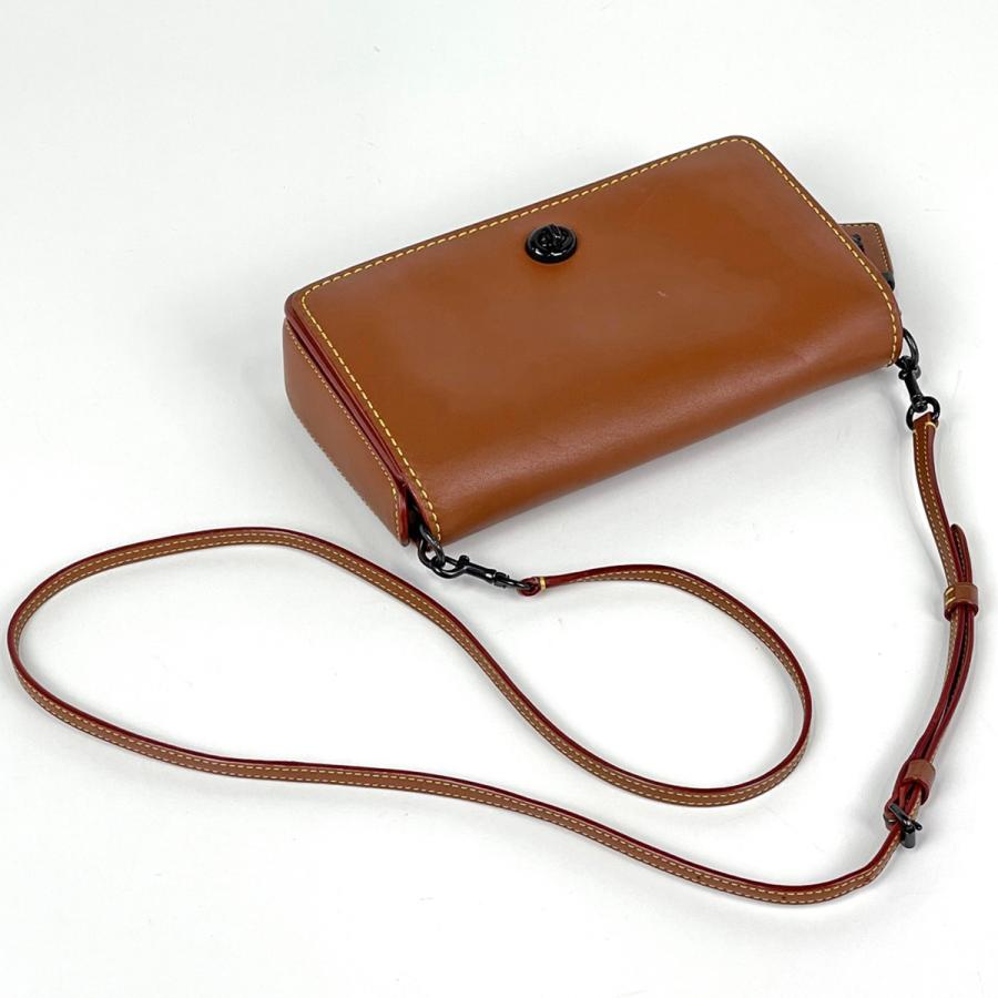 COACH（コーチ） ディンキー ショルダーバッグ ターンロック レザー