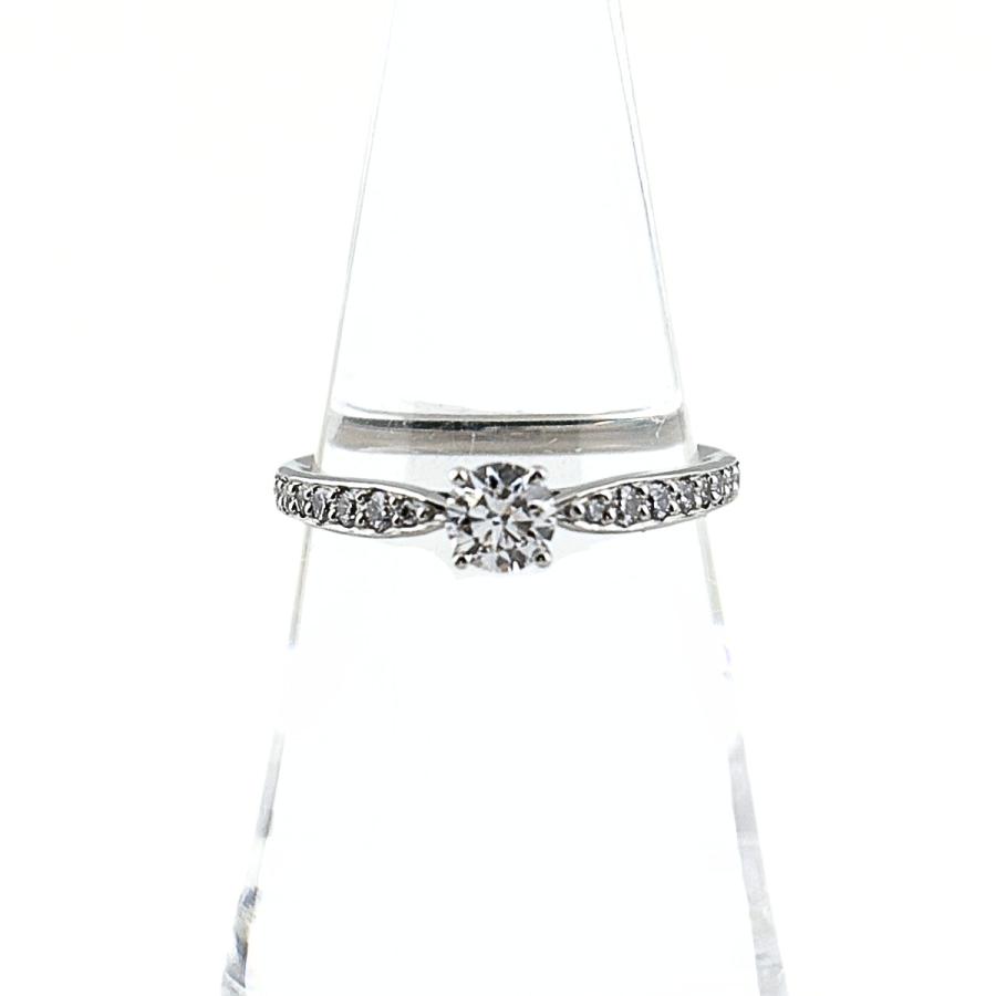 ティファニー ハーモニー ハーフサークル ダイヤ リング Pt950 D0.26 TIFFANY&Co.（ティファニー） ハーモニー ハーフサークル ダイヤ