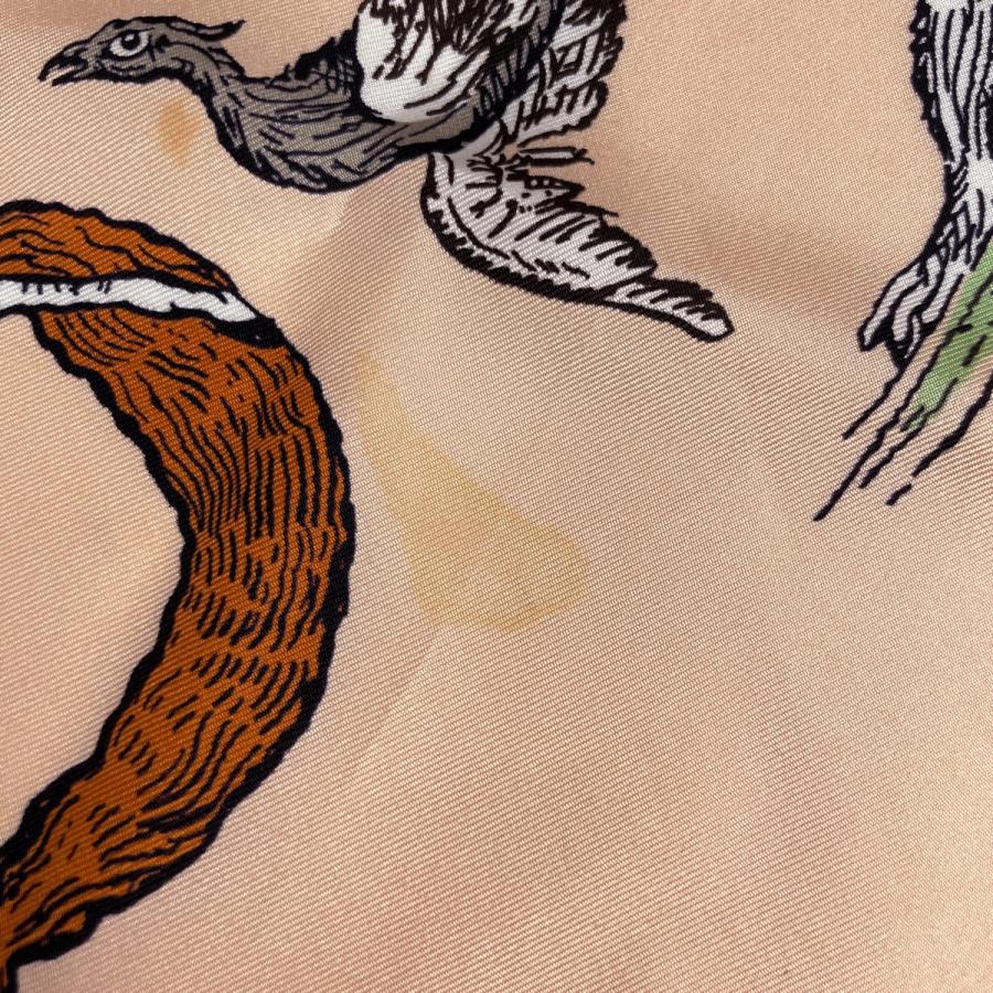 LOEWE（ロエベ） アニマル スカーフ アルファベット スカーフ シルク