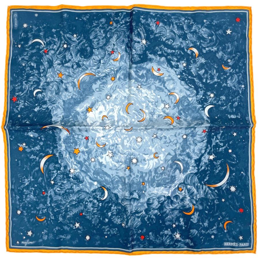 HERMES（エルメス） プチカレ l'Annee des Etoiles 星の時代 スカーフ