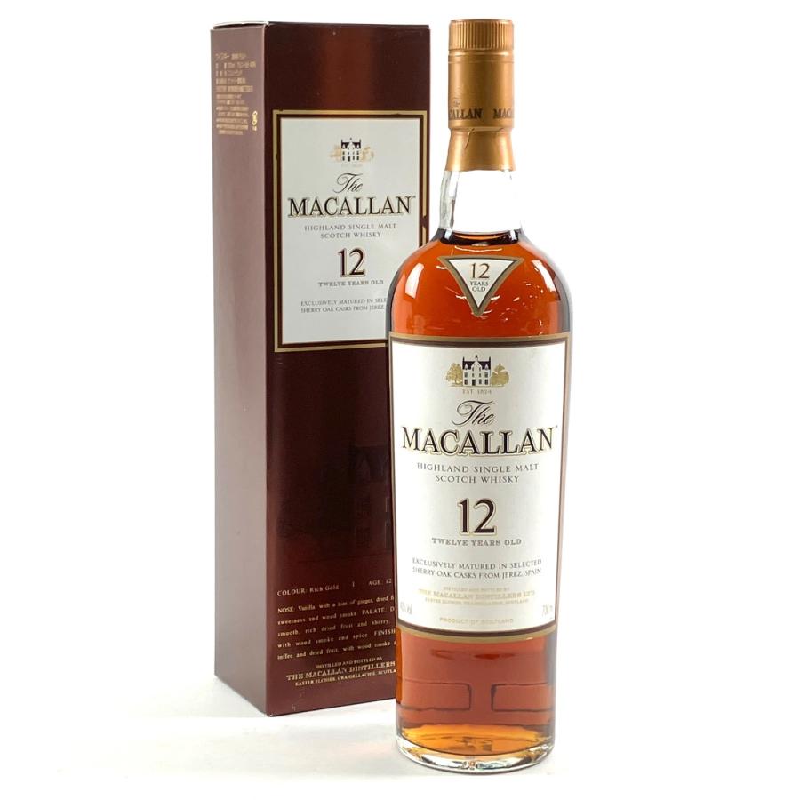 MACALLAN 12年 ハイランドシングルモルトウイスキー 700ml 未開封 マッカラン MACALLAN 12年 ハイランド シングルモルト 700ml スコッチ
