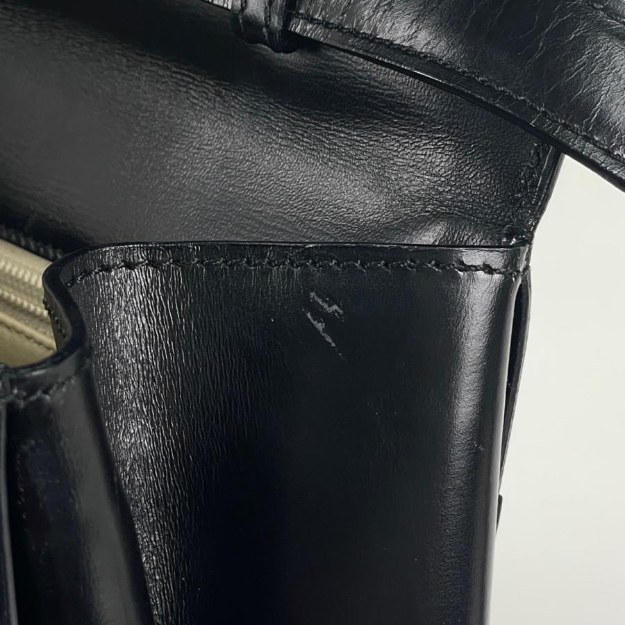 LOEWE（ロエベ） アナグラム ハンドバッグ 2WAY レザー ブラック